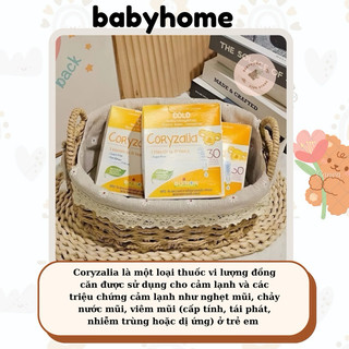 Muối uống vi lượng đồng căn Boiron Coryzalia cho bé từ sơ sinh