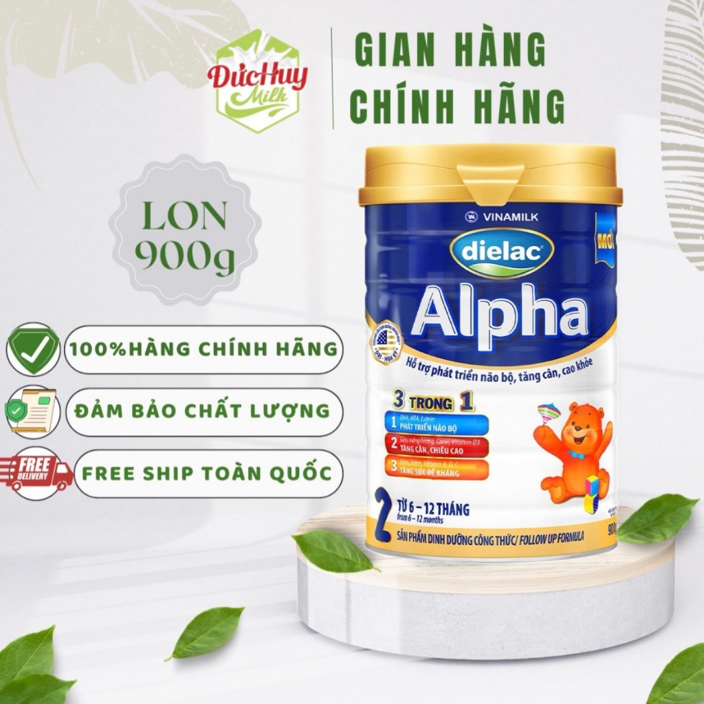 Sữa bột Vinamilk Dielac Alpha Step 2 400g_900g | Shopee Việt Nam
