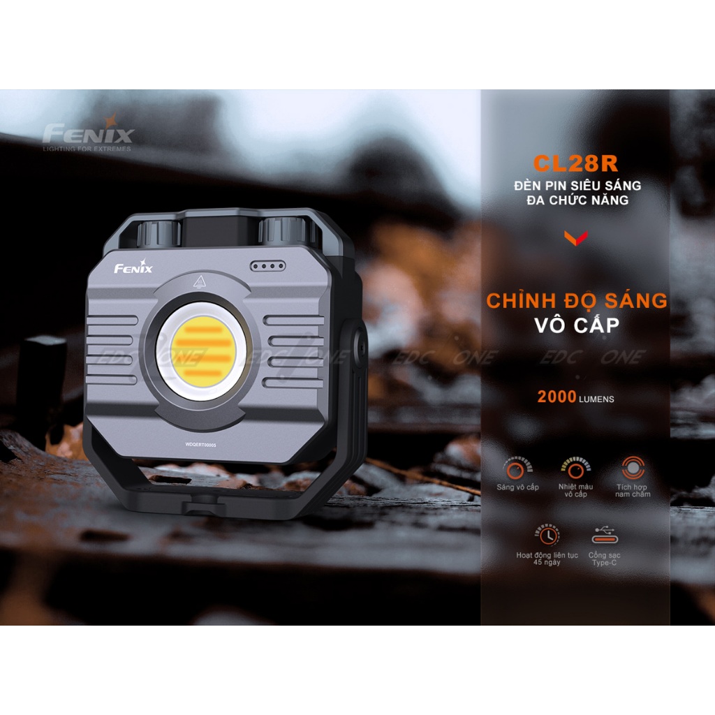 Đèn cắm trại FENIX CL28R Chính hãng (2000 Lumens)