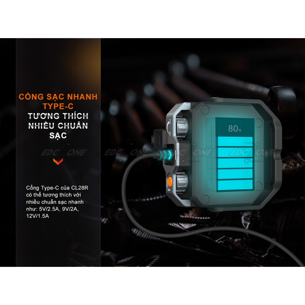 Đèn cắm trại FENIX CL28R Chính hãng (2000 Lumens)
