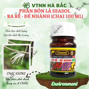 Phân Bón LÁ Seasol Ra Rễ - Đẻ Nhánh (Chai 100ml) dành cho hoa lan hoa hồng, cây kiểng