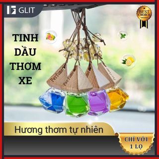 Tinh Dầu Thơm Thành Phần Tự Nhiên Treo Xe Ô Tô, Phòng Ngủ, Tủ Quần Áo, Tinh Dầu Thơm Phòng 10ml Khử Mùi Hôi Xe - GLIT