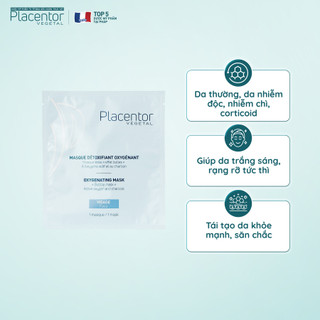 Mặt Nạ Thải Độc Tố tái tạo da Placentor Purifying Mask-1 Miếng 20ml Unison
