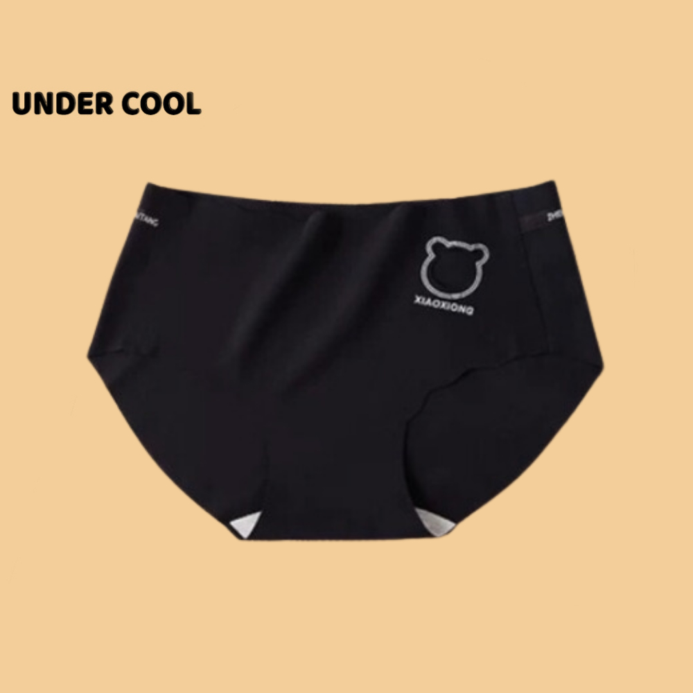 Quần Lót Nữ Đúc Su Tàng Hình UNDERCOOL Viền Sóng Khoét Hình Phối Chữ Ép Đáy Kháng Khuẩn Nhiều Màu QL20
