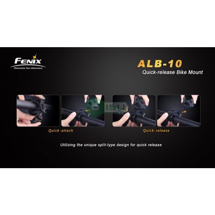 Phụ kiện FENIX ALB-10 Gá đèn cho xe đạp chính hãng