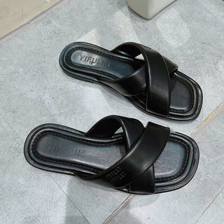 Sẵn Mieo Shoes - Dép Lê Quai Chéo Siêu Êm Hàng QC Fullbox D2643 D2644 D2645