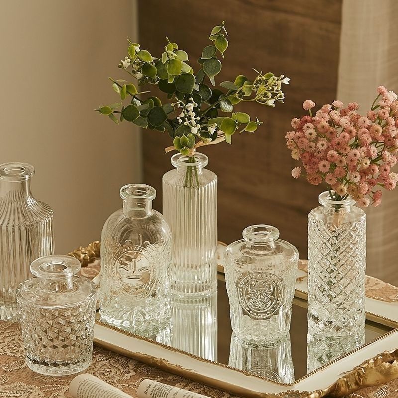 Lọ hoa mini cao cấp, lọ thủy tinh phong cách Bắc Âu decor xinh xắn ...