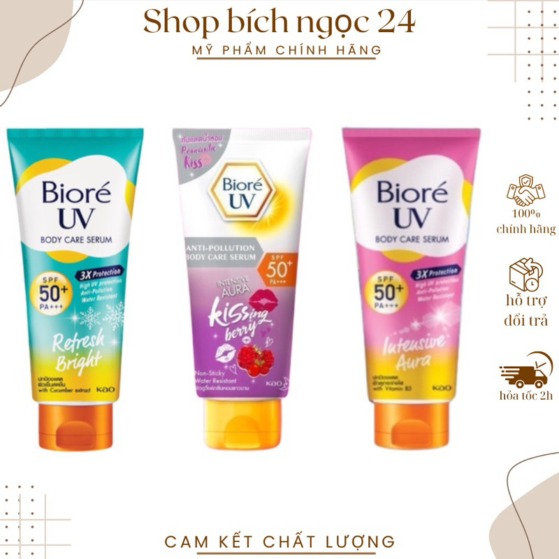 Chống nắng body, biore - Serum Chống Nắng Body Biore SPF50/PA+++ 150ML