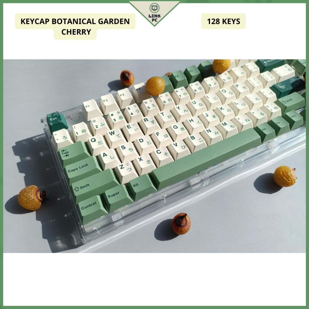 Bộ Keycap Xanh lá cây - Keycap Botanical Garden version rẻ 128 nút dùng ...