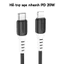 Cáp Sạc Nhanh 20W Dây Silicon Hoco Chống Gẫy Gập Dùng Cho IP 7-X-XR-XSM-11-12-13-14-Pro-Plus-Promax