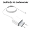 Bộ sạc nhanh PD20W Chính Hãng Hoco Dùng Cho IP 7-8-X-Xs-Xr-Xsm-Đến 14Promax, Chất liệu PC chống cháy