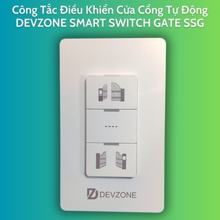 Công Tắc Điều Khiển Đóng Mở Cửa Cổng Tự Động Bằng Điện Thoại DEVZONE SMART SWITCH GATE SSG 4 in 1 Nút Bấm Cơ Gắn Tường