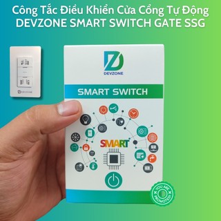 Công Tắc Điều Khiển Đóng Mở Cửa Cổng Tự Động Bằng Điện Thoại DEVZONE SMART SWITCH GATE SSG 4 in 1 Nút Bấm Cơ Gắn Tường