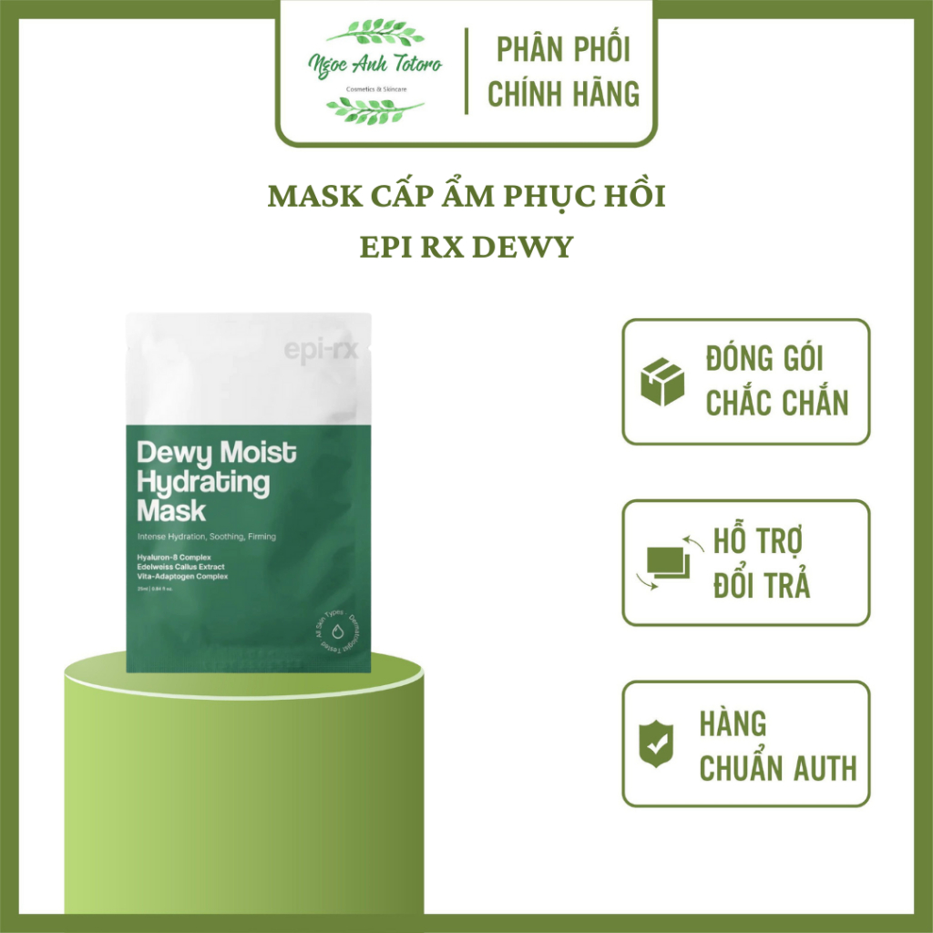 [CHÍNH HÃNG] Mặt nạ phục hồi, cấp ẩm Epi-rx Dewy Mask | Shopee Việt Nam
