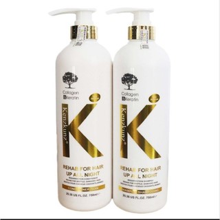 Gội Xả Kenz  Collagen & Keratin đến từ ITALY được chiết xuất từ tinh dầu Argan