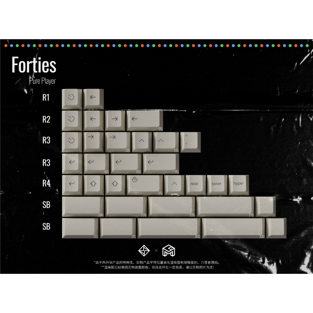 Bộ keycap GoMaster Pure Player (PBT / Profile Cherry) | Shopee