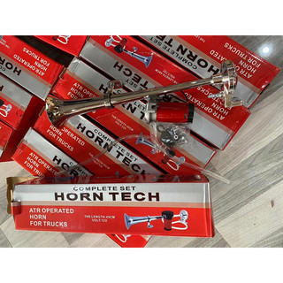 kèn sinh hơi inox 45cm , ,còi hơi cho xe chỉ cần ắc quy 12v, 24v kèm mô tơ tạo hơi hoặc không kèm loại 1