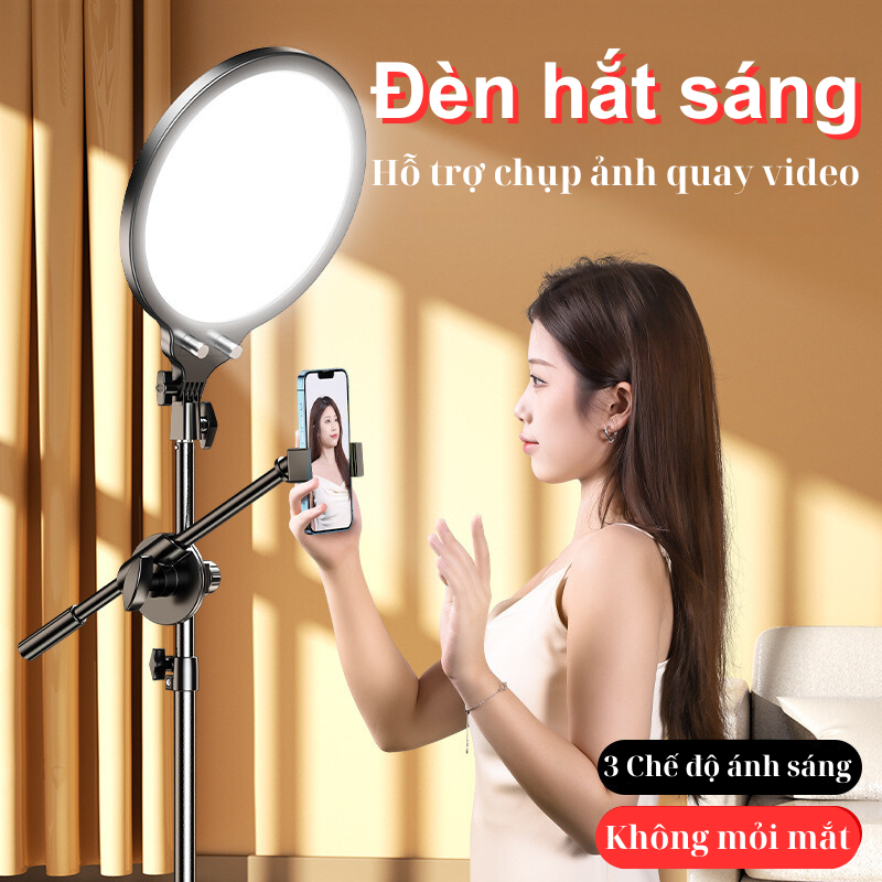Đèn Livestream Fill Light PL 26 Hỗ Trợ Ánh Sáng Chụp Ảnh Quay Video Livestream Cho Hình Ảnh Sắc Nét