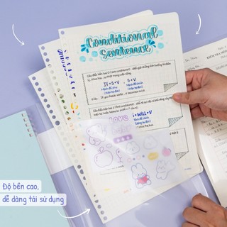 KLONG - File nhựa Bọc Vở B5; MS: 920 ♥ Bìa bao có ngăn đa năng, chưa kèm quyển vở ♥ giữ sổ vở được bền, không thấm nước