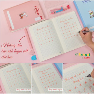 KLONG - Tập Vở Học sinh 4 Ô LY - 5 Ô LY - 48 / 80 / 96 / 120 / 200 Trang Giấy dày láng mịn 100gsm / 120gsm -vở dễ thương