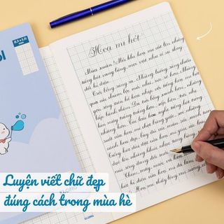 KLONG - Tập Vở Học sinh 4 Ô LY - 5 Ô LY - 48 / 80 / 96 / 120 / 200 Trang Giấy dày láng mịn 100gsm / 120gsm -vở dễ thương