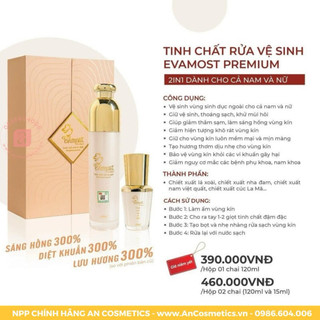 Tinh chất vệ sinh Evamost Premium ( 120ml ) – Phiên bản nâng cấp