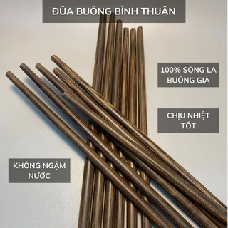 (10 Đôi) Đũa Buông Cao Cấp Loại 1 Bình Thuận, Đũa Gỗ Tự Nhiên, An Toàn Sức Khỏe, Chịu Nhiệt Tốt