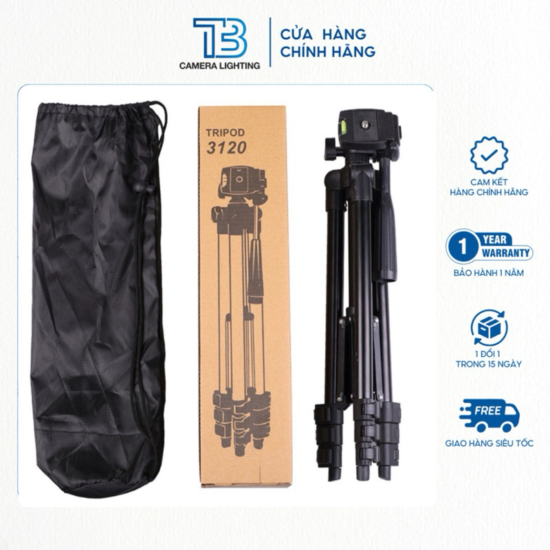Chân Quay Triopo 3120 ( Chân máy ảnh chân điên thoại chân camera ...