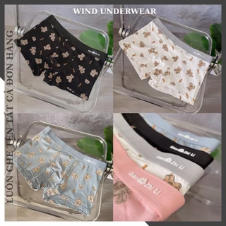 Quần sịp đùi nam CUTE chất cotton mềm mịn mát kháng khuẩn thấm hút tốt WIND COTTON GẤU