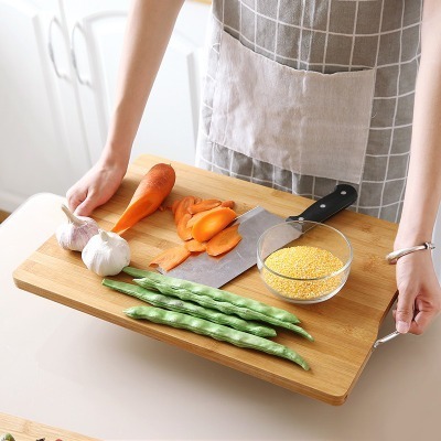 Thớt Tre Chất Liệu Tự Nhiên, An Toàn Cho Sức Khỏe Kích Thước Hình Chữ Nhật 20x30cm Siêu Tiện Lợi