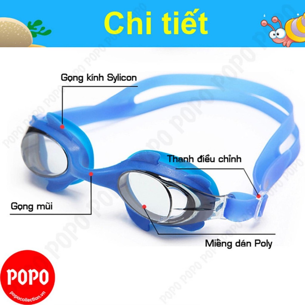 Combo kính bơi mũ bơi trẻ em SPORTY 1580 cản tia UV, hạn chế sương mờ