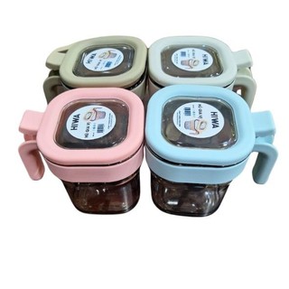 Set 3 Hủ Gia Vị Châu Hưng Kèm Thìa, Có Khay Để Gia Vị Chống Trượt