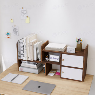 Kệ Sách Gỗ Mini Để Bàn Đa Năng FIVO FB23 Điều Chỉnh Linh Hoạt, Lắp Ghép Tiện Lợi, Trang Trí Góc Làm Việc Và Học Tập