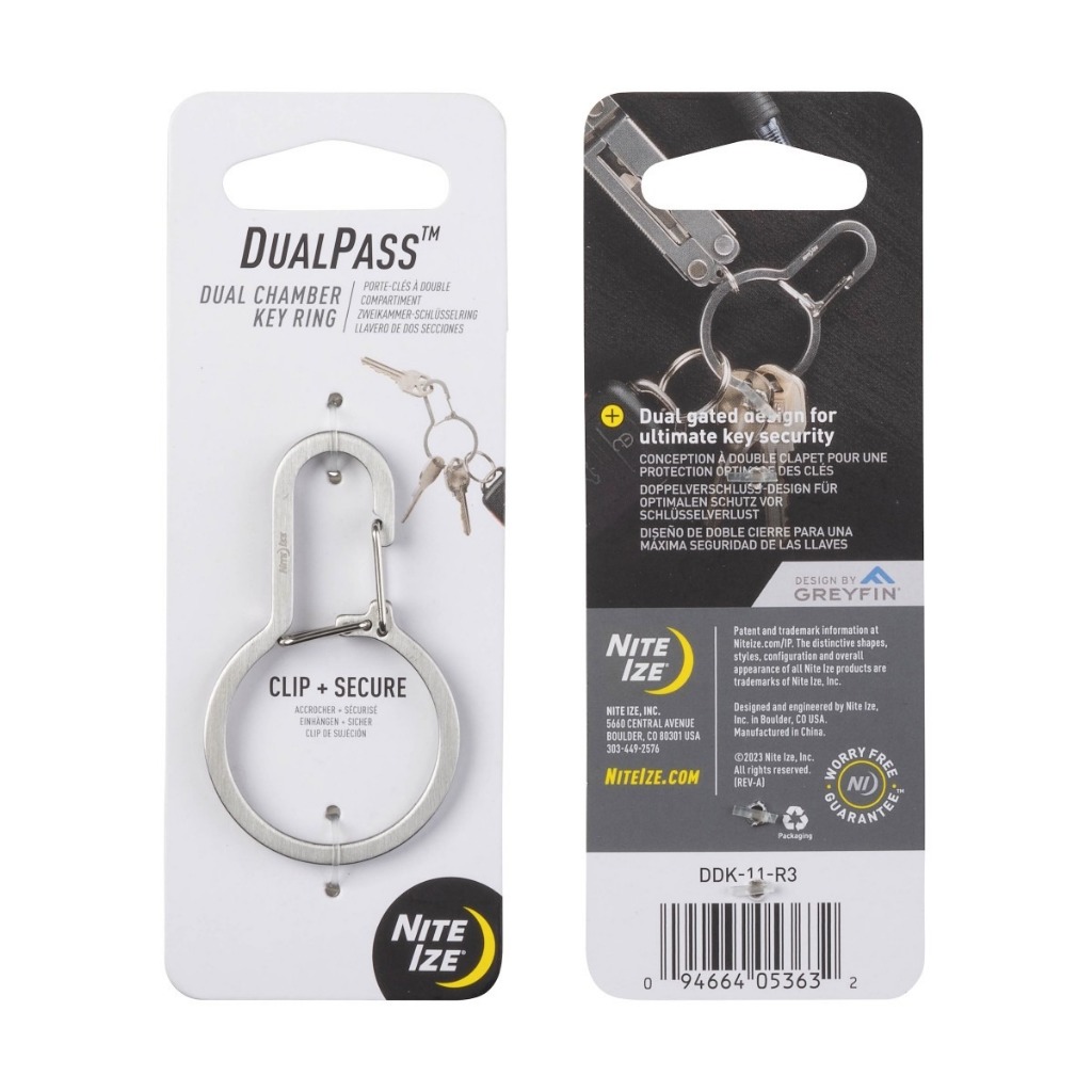 Móc khóa - Nite Ize DDK-11-R3 - DualPass Dual Chamber Key Ring