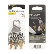 Móc khóa - Nite Ize KLK-11-R3 - KeyRack s-biner Bạc (thép không gỉ)