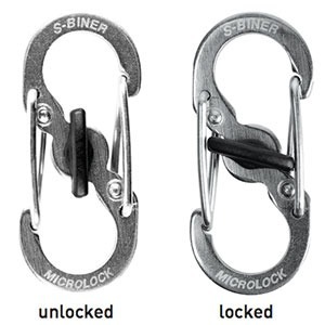 Móc khóa - Nite Ize LSBM-11-2R3 - S-Biner Microlock pack 2 (Thép không gỉ)