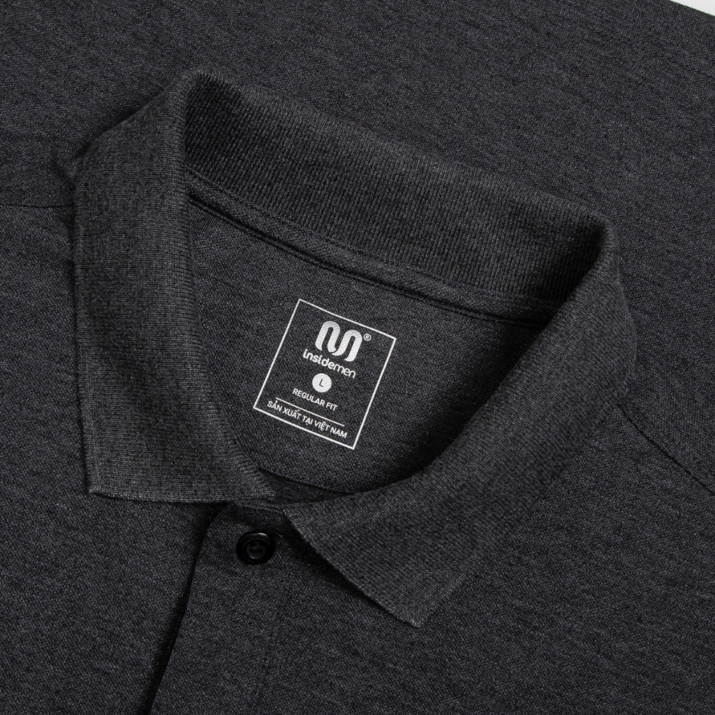 Áo Polo Nam INSIDEMEN Tay Ngắn Cotton Regular Fit Nhiều Màu IPSR10