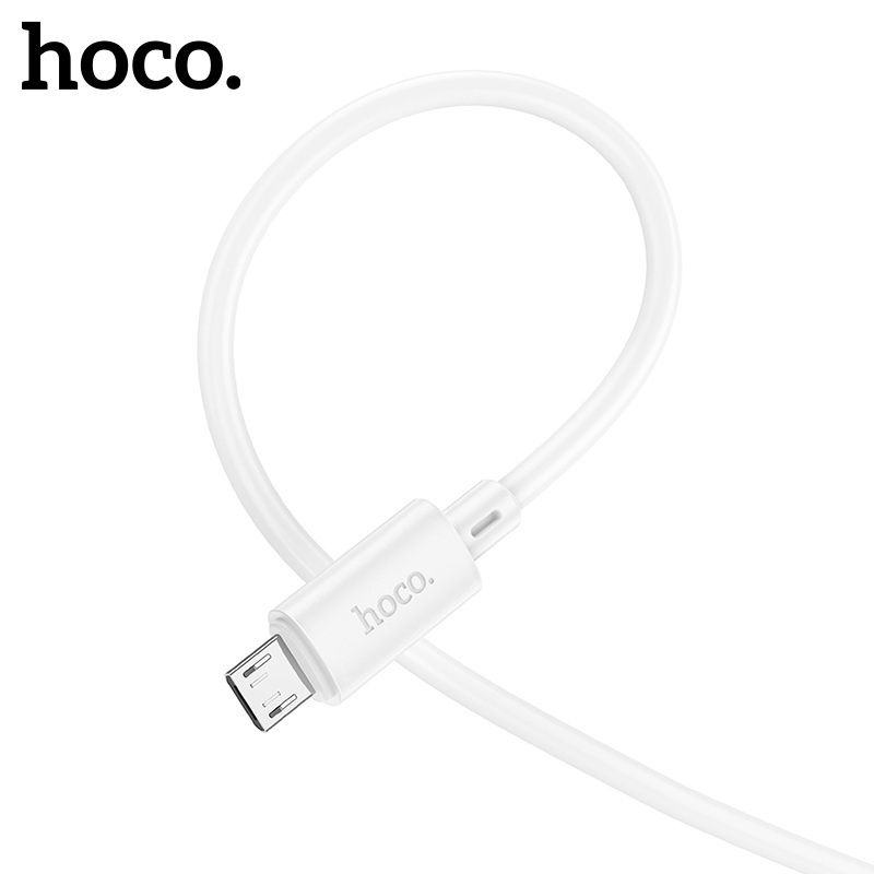 Dây sạc micro nhanh 2.4A Hoco X88 dây dẻo dài 1m cho android. USB sang Micro