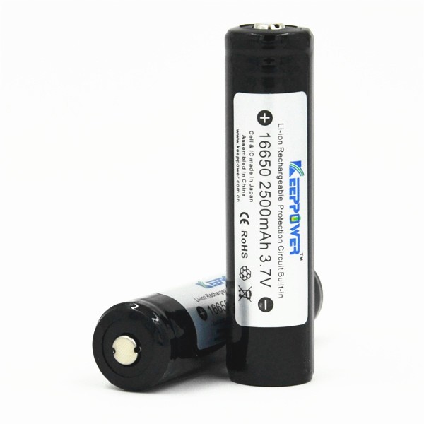 1 viên KeepPower 16650 - 2500 mAh - 3.7V (P1665J)
