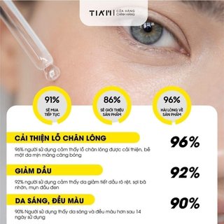 [APP MÃ GIẢM 165K] TIAM VÀNG Serum 10% Niacinamide + 2% Arbutin, Phục Hồi Cho Da Dầu Mụn, Nhạy Cảm Vita B3 Source 40ml