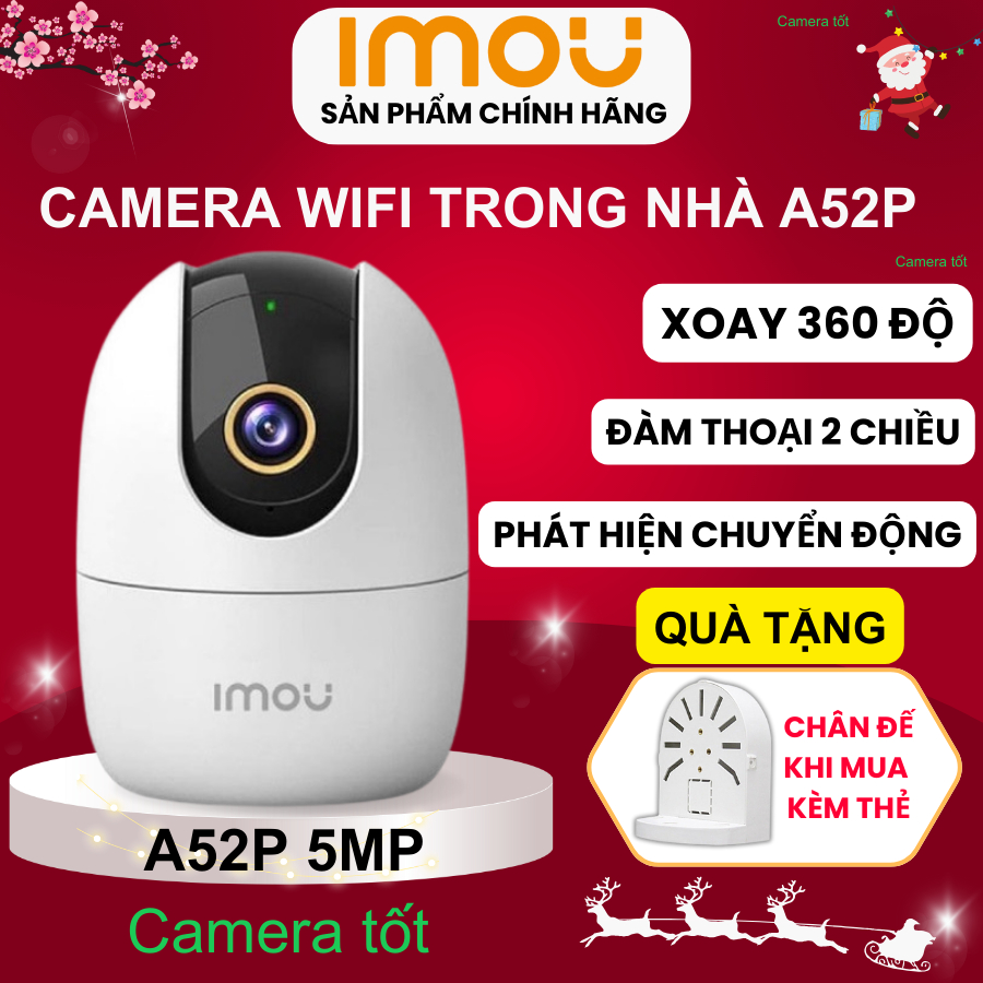 Camera Trong Nhà Không Dây IP Wifi IMOU A32P 3MP / A52P 5MP Siêu Nét ...