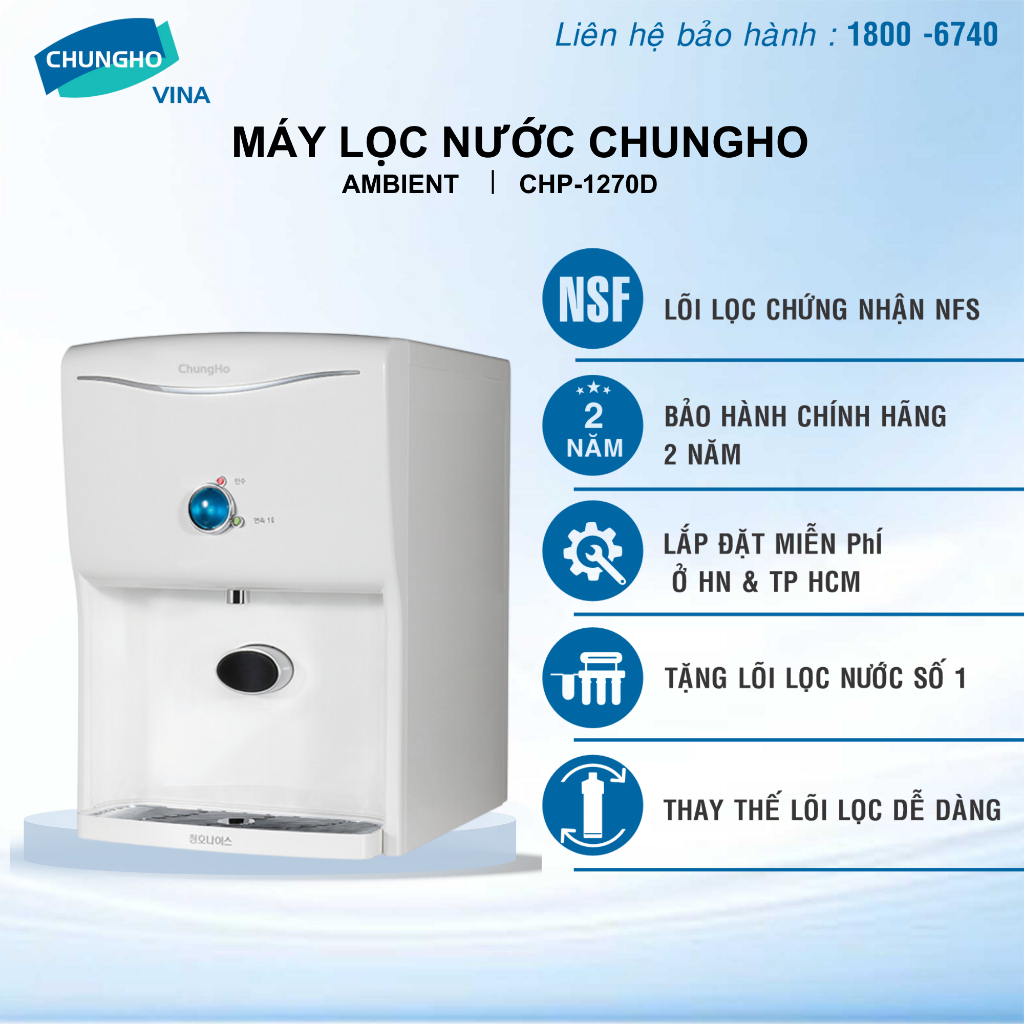 Máy Lọc Nước ChungHo NAIS AMBIENT CHP-1270D Máy lọc nước uống trực tiếp Máy Lọc Nước RO Hàn Quốc