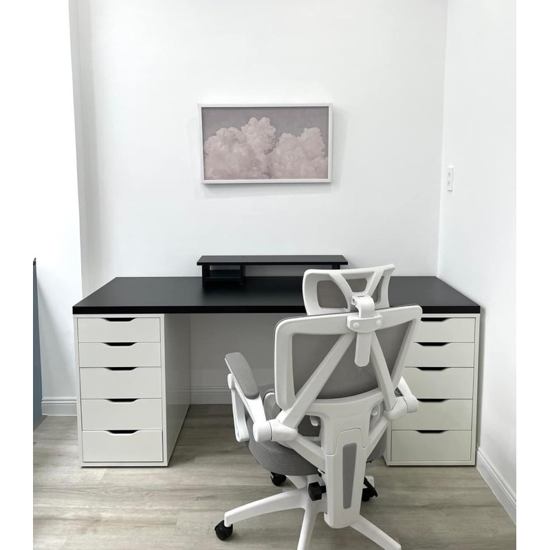 [MIỄN PHÍ VẬN CHUYỂN VÀ LẮP ĐẶT HCM] Bàn  cao cấp – bàn học, bàn máy tính gỗ MDF phủ melamin, 2 hộc tủ chắc chắn | BigBuy360 - bigbuy360.vn