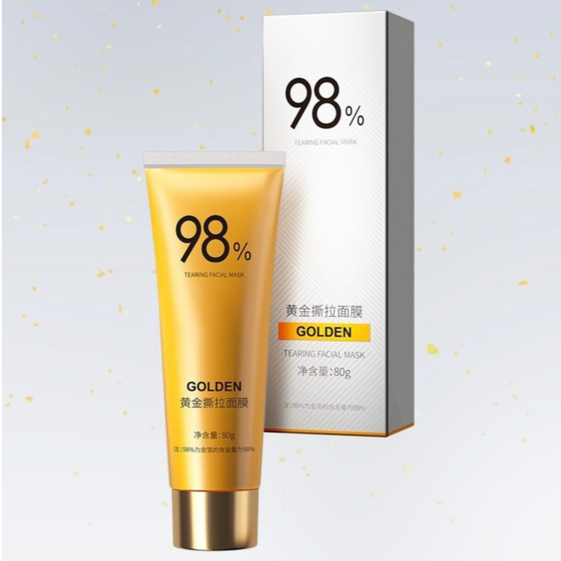 Mặt Nạ Dạng Lột GOLDEN Loại Bỏ Mụn Đầu Đen, Giảm Bã Nhờn, Trẻ Hóa Làn Da 80g Hàng Chuẩn Nội Địa