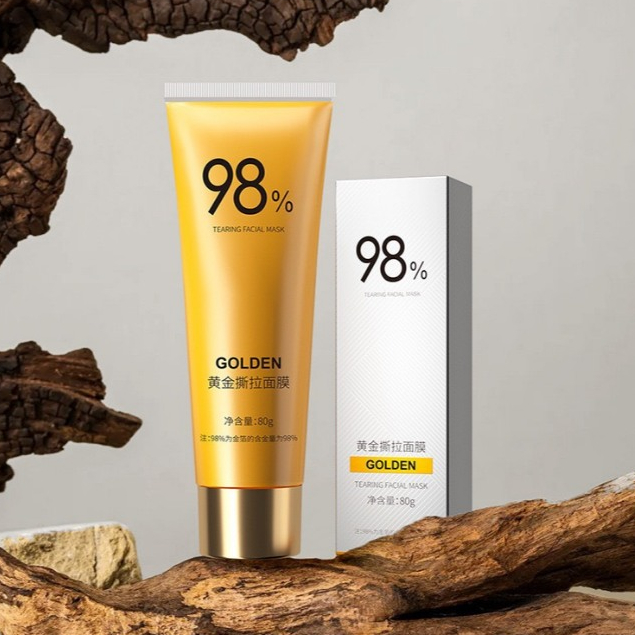 Mặt Nạ Dạng Lột GOLDEN Loại Bỏ Mụn Đầu Đen, Giảm Bã Nhờn, Trẻ Hóa Làn Da 80g Hàng Chuẩn Nội Địa