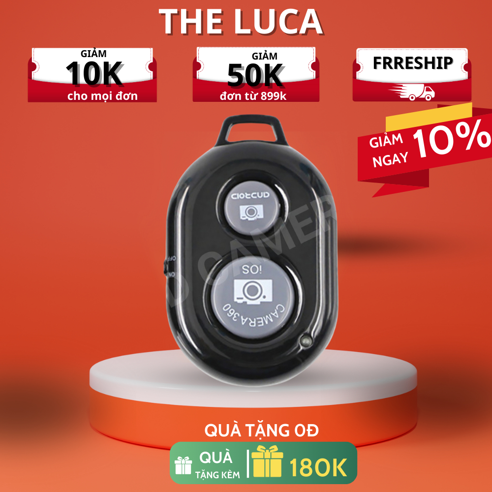 Remote chụp hình từ xa, kết nối bluetooth điều khiển chụp hình từ xa cho IOS, Android - Điều khiển từ xa tiện lợi