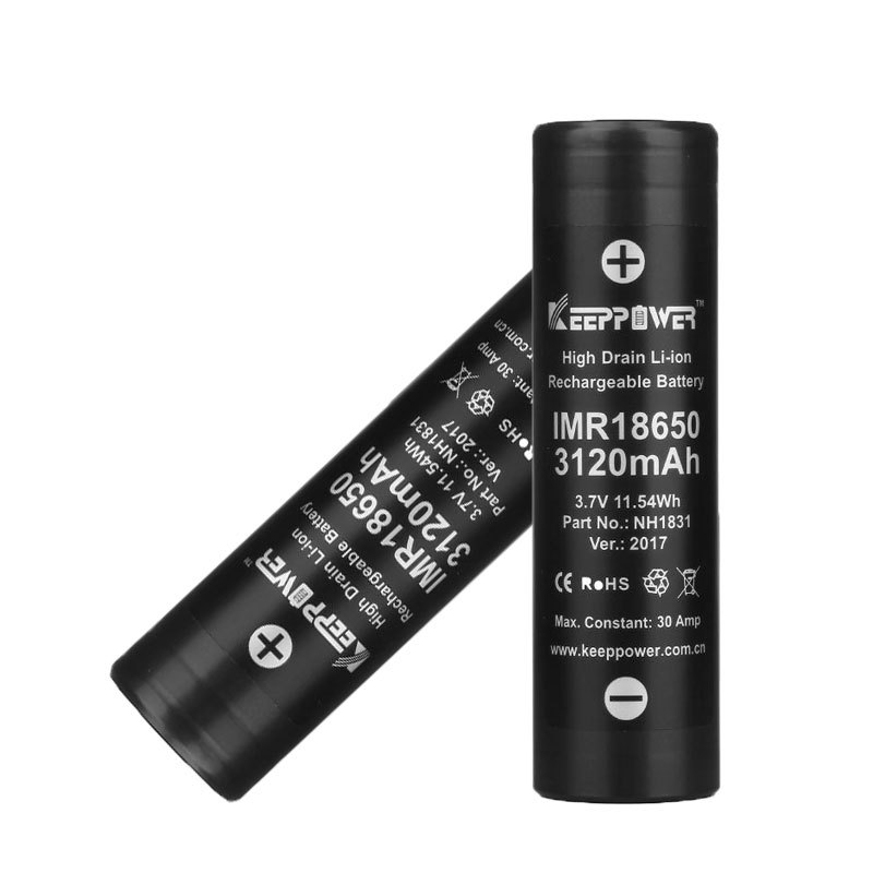 1 viên Keeppower 18650 - 3120 mAh - 3.7V ( Mã NH1831 - Dòng xả cao 30A)