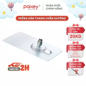 Miếng Dán Cố Định Thanh Chắn Giường KHÔNG KHOAN ĐỤC, Siêu Chắc Chắn CHỊU TẢI 20KG, Miếng Dán Cường Lực