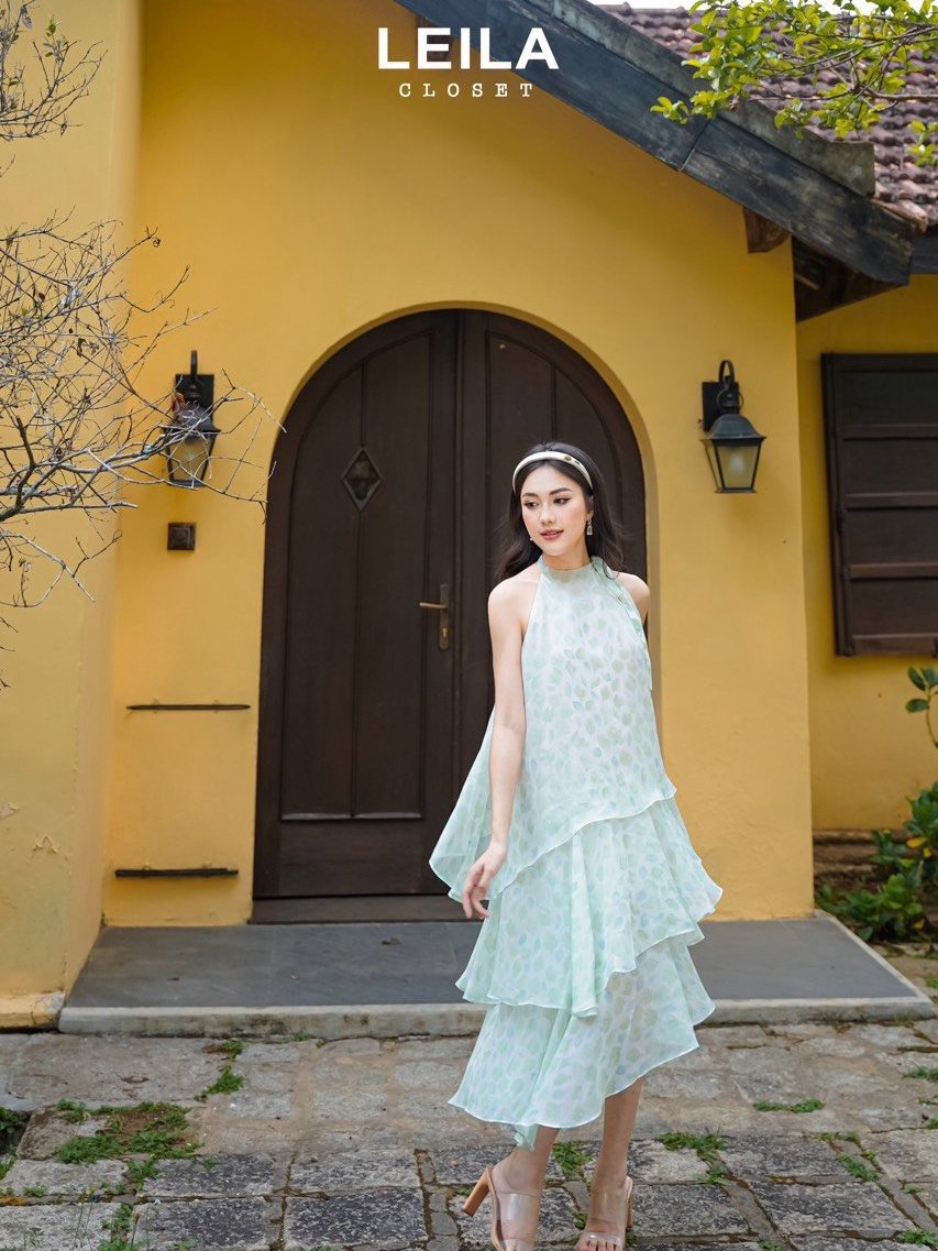 Ảnh LEILA CLOSET | Đầm maxi thiết kế Sunny 3 tầng không tay 3