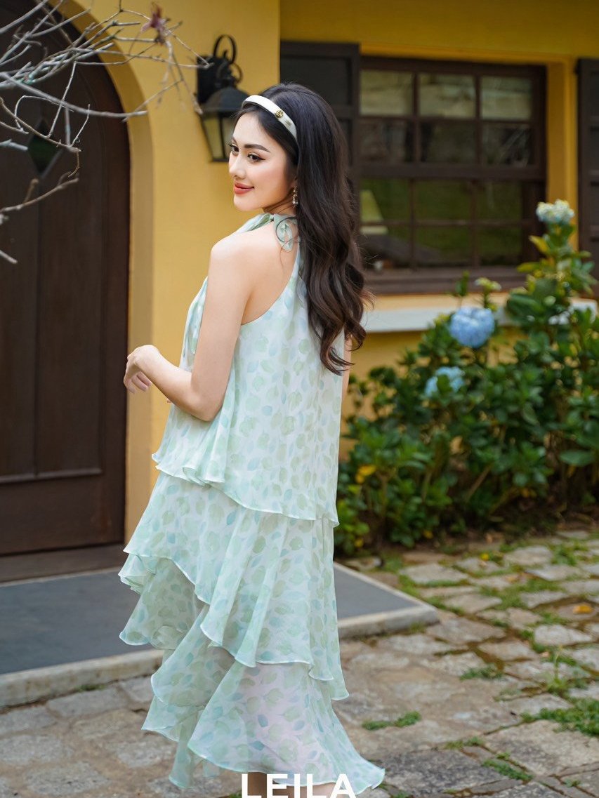 Ảnh LEILA CLOSET | Đầm maxi thiết kế Sunny 3 tầng không tay 2